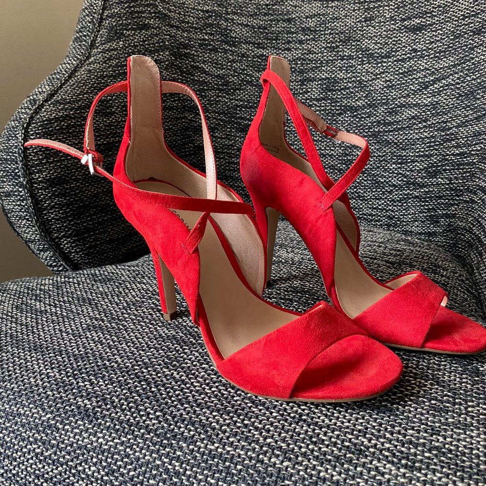Call it Spring Strappy Red Heel